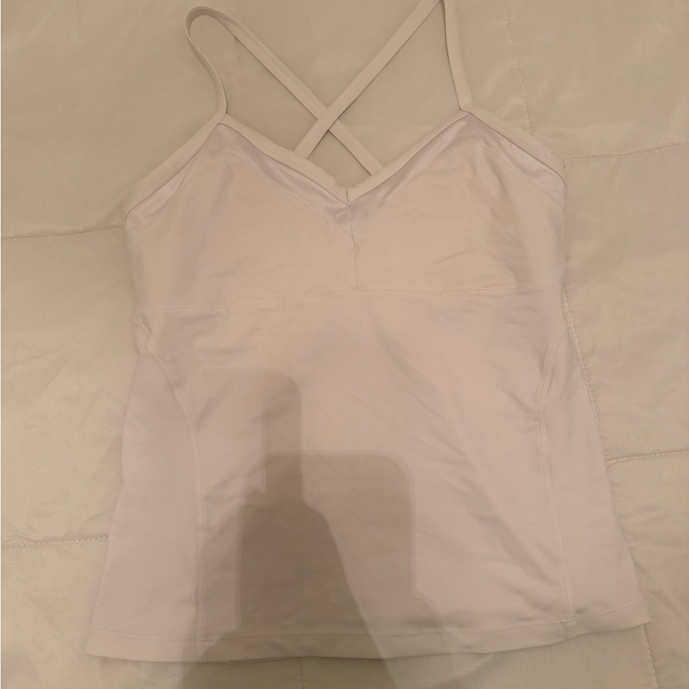 ALO Yoga white tank top